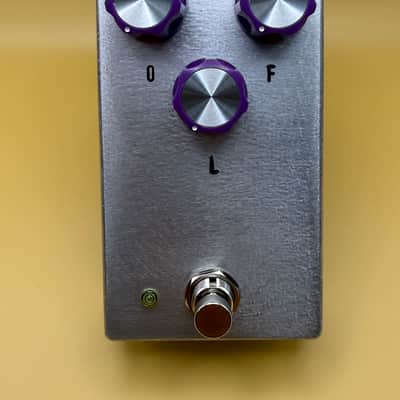 RCO Pedals Underworld Fuzz (Chthonic build) 2026 - Raw aluminum with violet knobs image 2