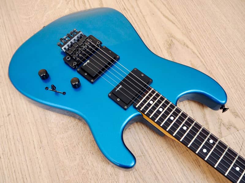 1988 Charvel by Jackson Model 3A Vintage Guitar Electric Blue HH