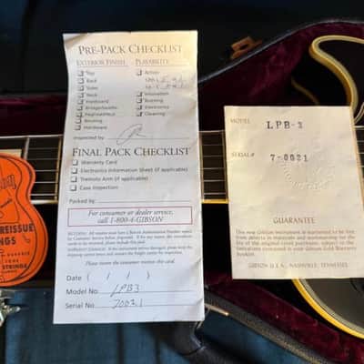 Gibson Custom Shop Historic Collection 3-Pickup '57 Les Paul Custom Black Beauty Reissue with Bigsby 1993 - 2002 - Ebony image 15