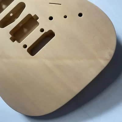 Solid Basswood HSH Guitar Body DIY Project image 5