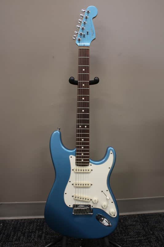 Fender 1996 - 50th Anniversary American Stratocaster - Painted Headstock LP Blue image 1
