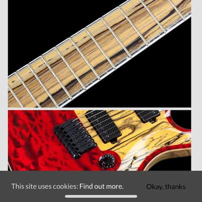 Mayones Masterbuild MBC Core Guard 7 String 2018 Gloss Top Matte everything else image 16
