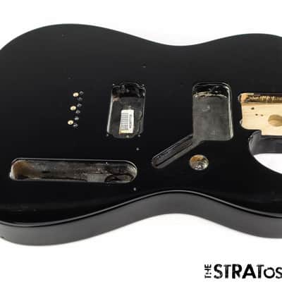 * Fender Standard HH Telecaster Tele BODY Guitar Parts Alder Black #873 image 1