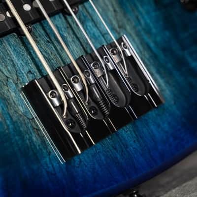 Cort GB-Fusion 4, Blue Burst, 4-String Bass image 8