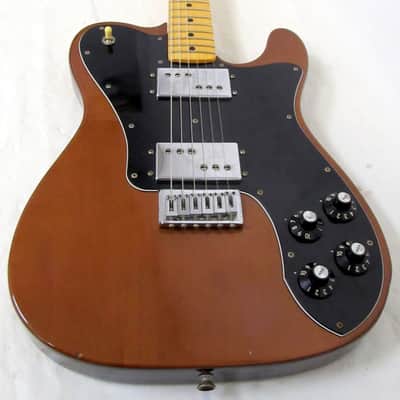 Used Fender Telecaster Deluxe Made in USA 1975 Mocha W/ OHSC VGC image 21