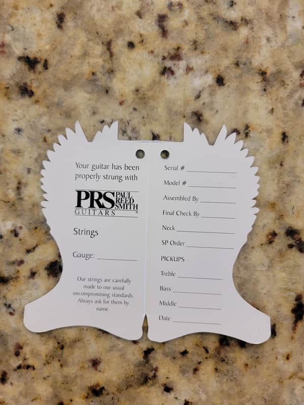 PRS Blank Hang Tag and Case Candy image 1