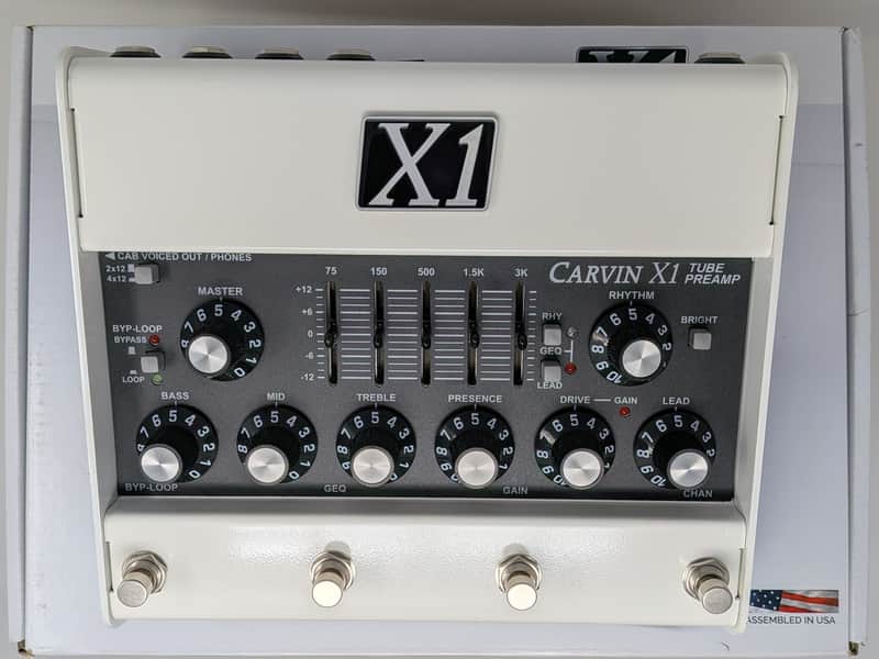 Carvin X1 Tube Preamp Pedal (X100B Preamp) [Mint] image 1