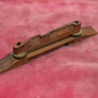 Vintage 1950's Gibson Rosewood Archtop Bridge and Base - L-5ces, Super 400, Es-175 1960's image 1