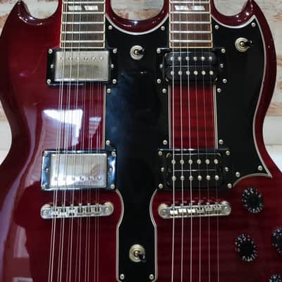Epiphone SG Doubleneck LTD Flamed Top / G-1275 image 9