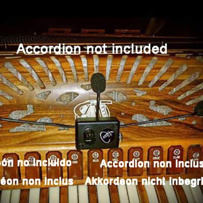 "THE GRIP PLUS DELUXE" EXCALIBUR GERMAN WELTBESTEN PIANO ACCORDION MICROPHONE SYSTEM by Myers Pickup image 7