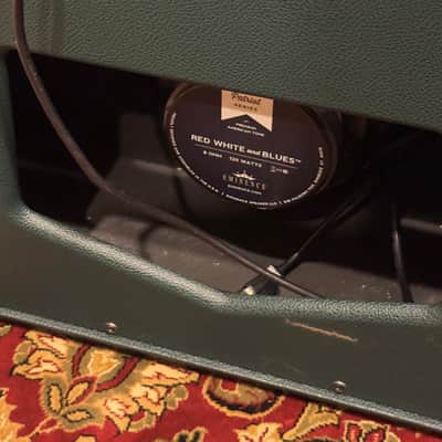 ValveTrain Powertrain Stage 50 Michael Britt Signature 50-Watt 1x12" Tube Powered Guitar Monitor Speaker 2020s - Green / Cream image 4