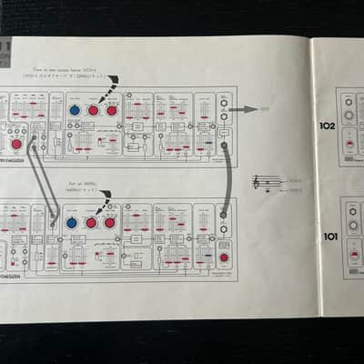 Roland System 100 102 Synth Expander - OG Operation Manual and Patch Book image 9