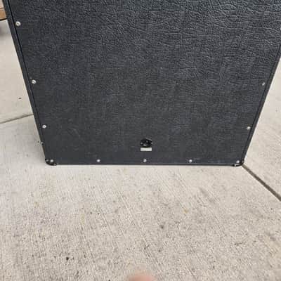 Marshall 4x10 Model 2038 (Rare) 1973-1974 - black tolex, checkerboard/houndstooth grille cloth with white piping image 2