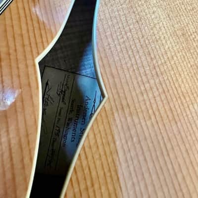 Steven Andersen "Emerald City" Acoustic Archtop: 1995 - Flamed Maple & Engelmann Spruce image 4