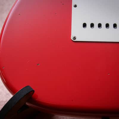 FENDER USA Custom Shop '63 Reissue Stratocaster Journeyman Relic "Fiesta Red" (2022) image 21