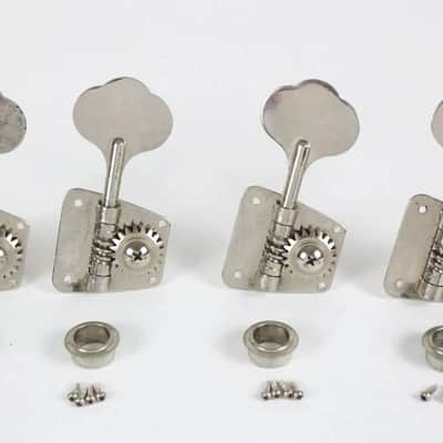 1950s-1960s Reissue Fender Jazz/Precision/Telecaster Bass Tuners NO LOGO Relic Set USA image 3