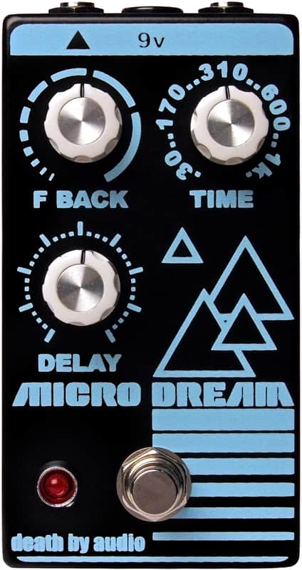 Death By Audio Micro Dream Delay 2010s - Black/Blue image 1