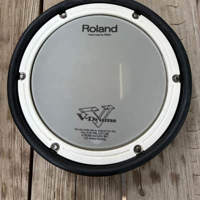 Roland PDX-8 V-Drum 10" Dual-Trigger Mesh Snare Drum Pad 2010s - Black electric drum set trigger pad image 3