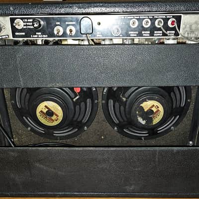 1965 Fender Vibrolux Reverb Vibrato Both Channels image 2