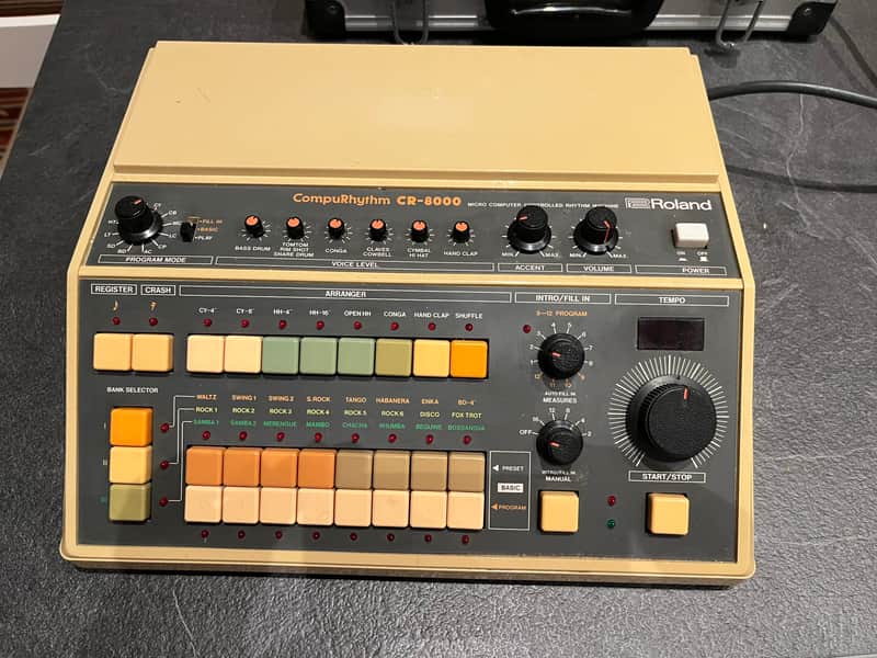 Roland CR-8000 CompuRhythm 1980s - White image 1