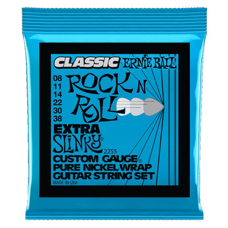 Ernie Ball 2255 Classic Rock 'n' Roll Extra Slinky Guitar Strings image 1
