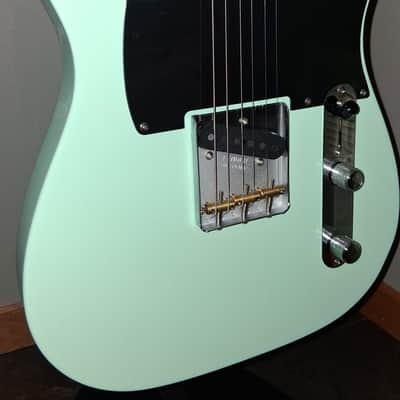2022 Fender Vintera '50s Telecaster Modified with Maple Fretboard - Surf Green image 2
