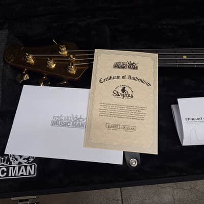 Ernie Ball Music Man 50th Anniversary StingRay 4 H 2026 - Molten Gold 9.6 pounds image 12