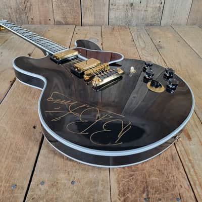 Gibson BB King Lucille Signature 2004 Signed by BB King with Pictures - Black image 12