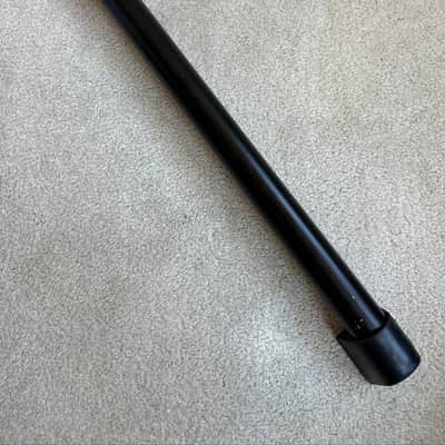 Rack One Straight Drum Rack Foot Assembly Tube with two rubber feet - 24” (25.5” tip to tip) x 1.5" 90s - Aluminum image 1