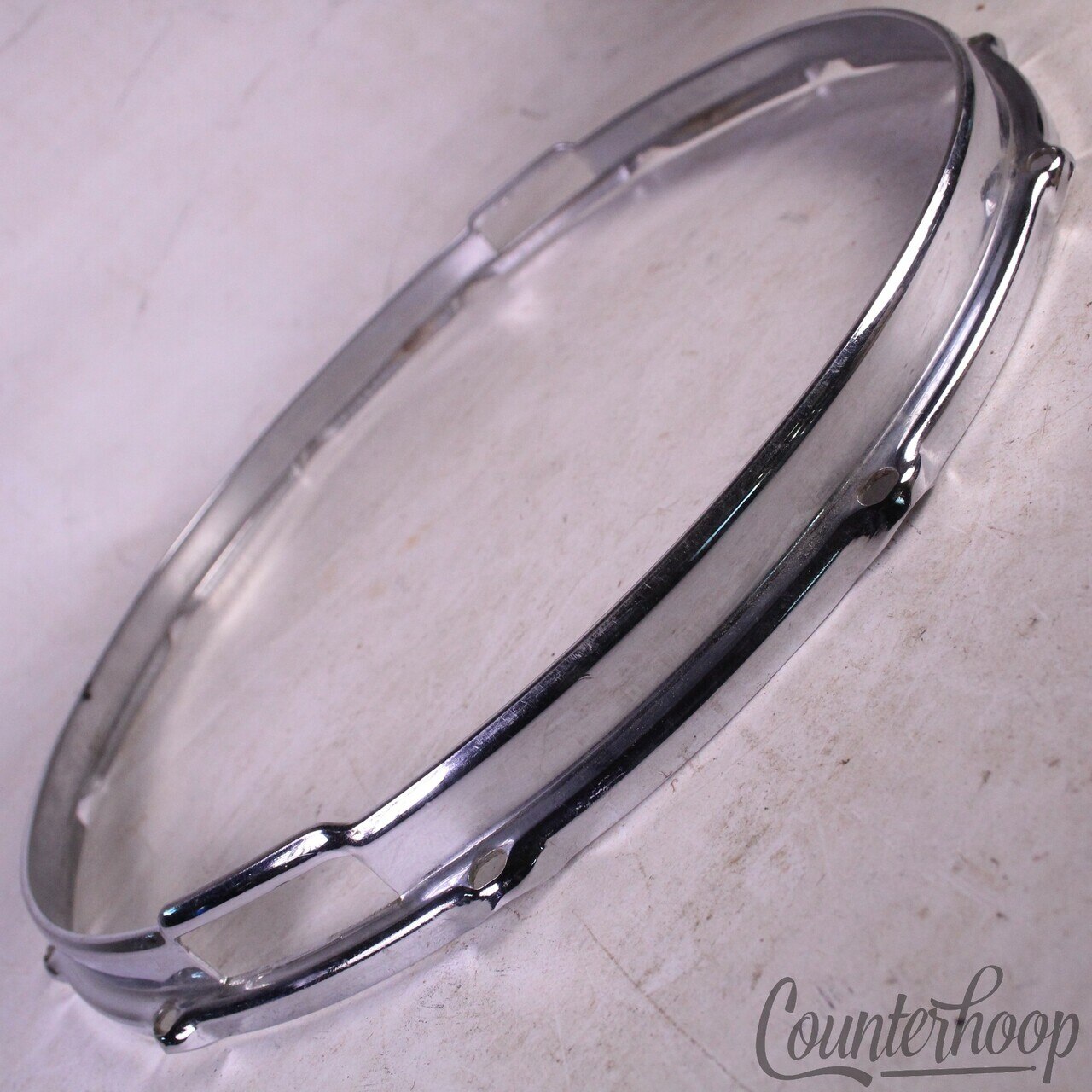 Slingerland 15"Snare Drum Resonant Rim/Hoop Stick-Saver Vintage70s 12Lug TDR USA — main photograph