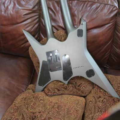 Ibanez Xiphos Doubleneck Guitar w/ OHSC *RARE* 2009 matte gunmetal NAMM Guitar image 20