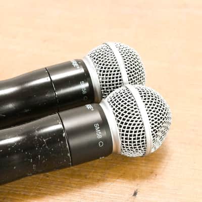 Shure UR4D Wireless Receiver w/ two UR2/SM58 Handheld Mics - L3 Band CG0128N image 20