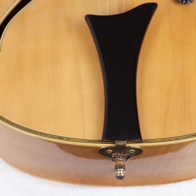 2001 HOFNER Jazzica Custom Archtop Guitar, Blonde Flamed Maple, w/Original Hofner Floating PUP, Hofner Hardshell Case image 17