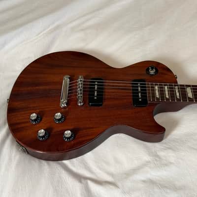 2009 Gibson Les Paul Studio Mahogany Top P90 - Vintage Gloss Brown - Free Pro Setup - 6.9 lbs image 2