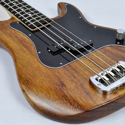 G&L LB-100 USA Custom Monkey Pod Bass in Natural Satin image 5