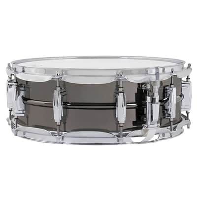 Ludwig Black Beauty Supra-Phonic Brass Snare Drum, 5x14 Inch, LB416 image 1
