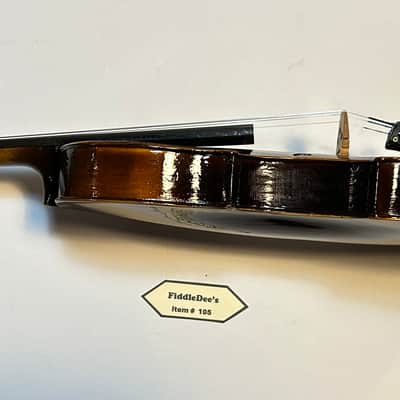 Vintage 4/4 Unlabeled Copy of Antonio Stradivarius 1905-1910 - Dark Finish image 4
