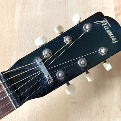 1973 Framus Amateur 5/1 (003) Parlor Guitar - black rose image 3
