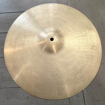 Zildjian 15" A. Zildjian '60s Stamp Hi-Hat Cymbals (Pair) 1960s - Traditional image 3