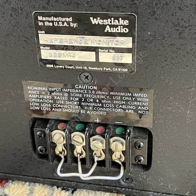 2000 Westlake Audio - BBSM 4 Passive Reference Monitore - Pair - ID 3041 image 17