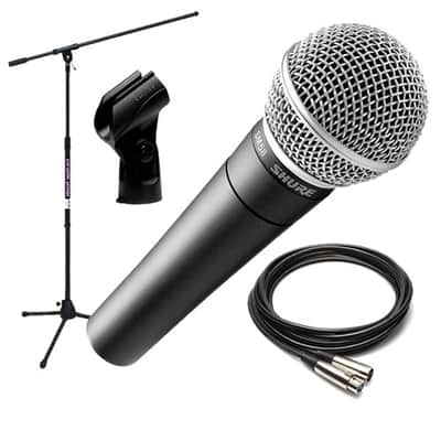 Shure SM58-LC Dynamic Vocal Microphone PERFORMER PAK image 1