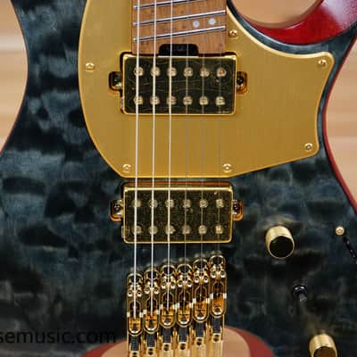 Ibanez MGFM10-OBL Manuel Gardner Fernandes Signature Quest - Obsidian Black Low Gloss image 6