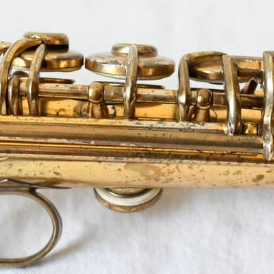 Conn New Wonder I Soprano Sax 1923 - Original Gold Plate-Overhauled-Free USA Ship image 14