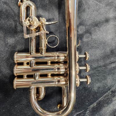 Yamaha YTR-9825 Custom Bb/A Piccolo Trumpet - Silver-Plated image 2
