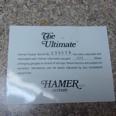 Vintage 1992 Hamer USA Californian Elite Antique Burst Celebrity Owned Near Mint 1 of 1 image 10