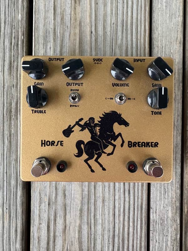 Ceriatone Horse Breaker Dual Overdrive 2020s - Gold image 1