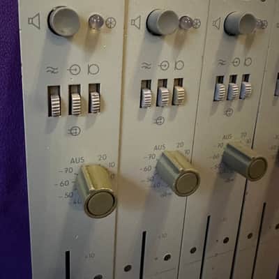 Ultra-rare! 4x vintage RFT RFZ KV Channelstrip East German V676! Fully discrete, transformer balanced, insane 80dB Gain for ribbons! MV810 successor! image 2