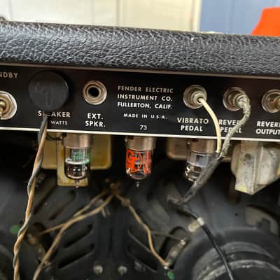 1965 Fender Pro Reverb 2-Channel 40-Watt 2x12" Guitar Combo 1965 - 1967 - Black Panel image 3