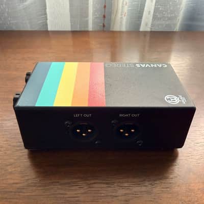 Walrus Audio Canvas Stereo Dual Line Isolator Direct Box 2022 - Present - Black w/ Rainbow Graphic image 4