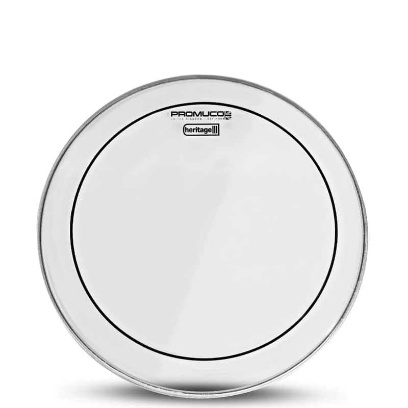 Promuco Heritage Tom Drumhead 2-Ply Oil-Filled Clear - 12" image 1